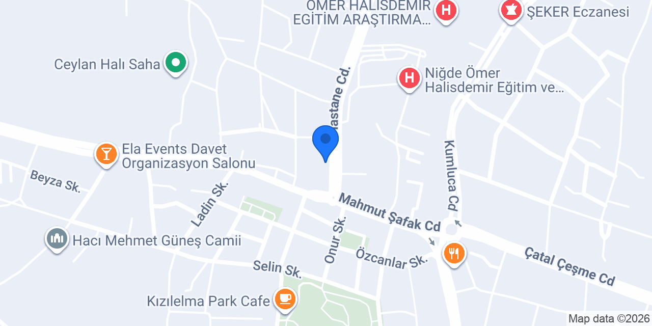 Onugören Eczanesi konumu