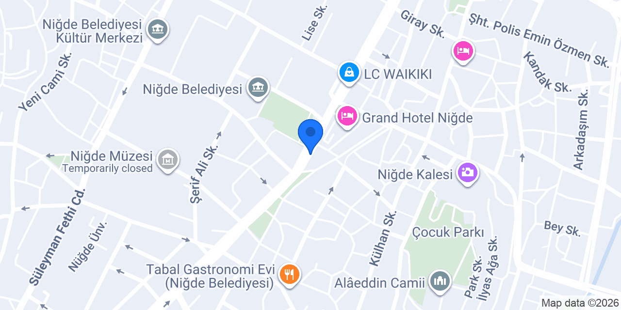 TaLiP GsM NiĞdE konumu