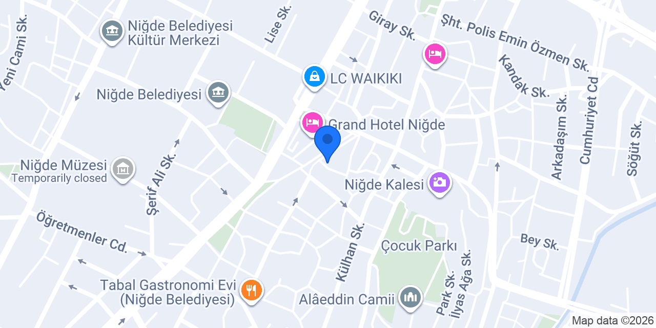 Niğde Asam konumu