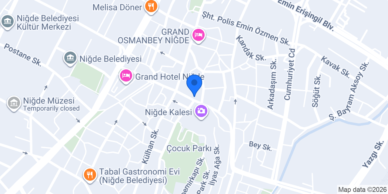Niğde Saray Emlak konumu