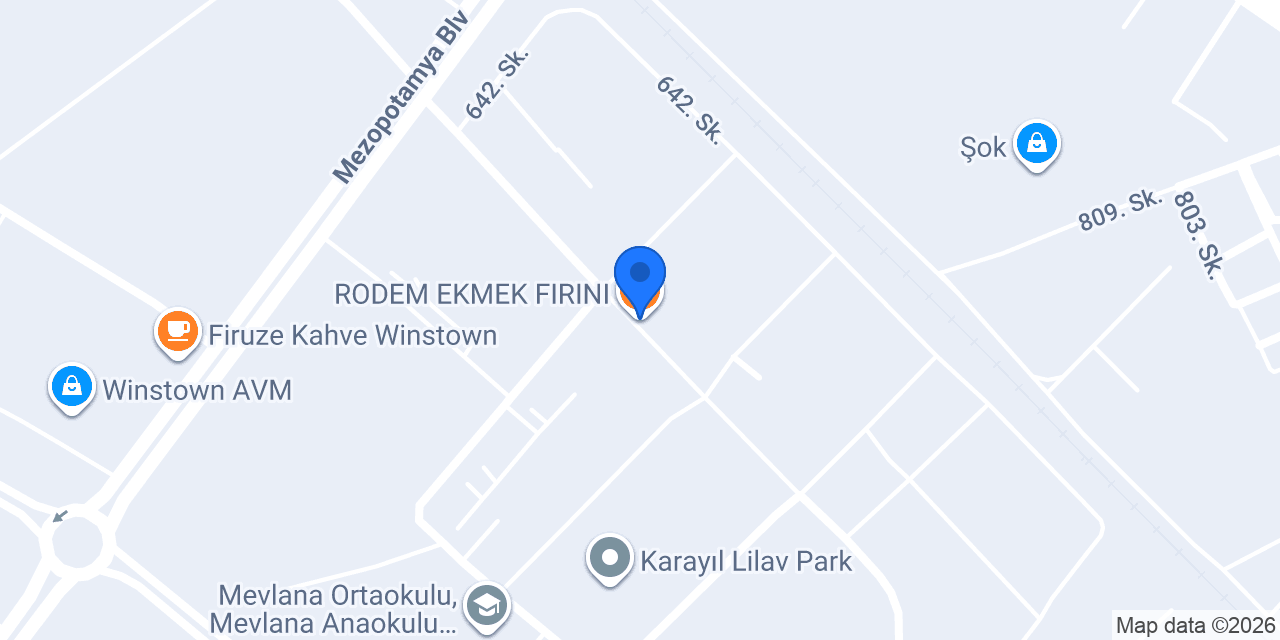 RODEM EKMEK FIRINI konumu