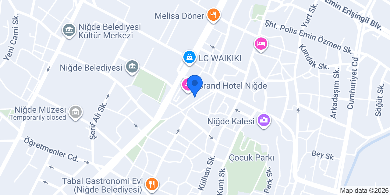 Niğde Barosu konumu
