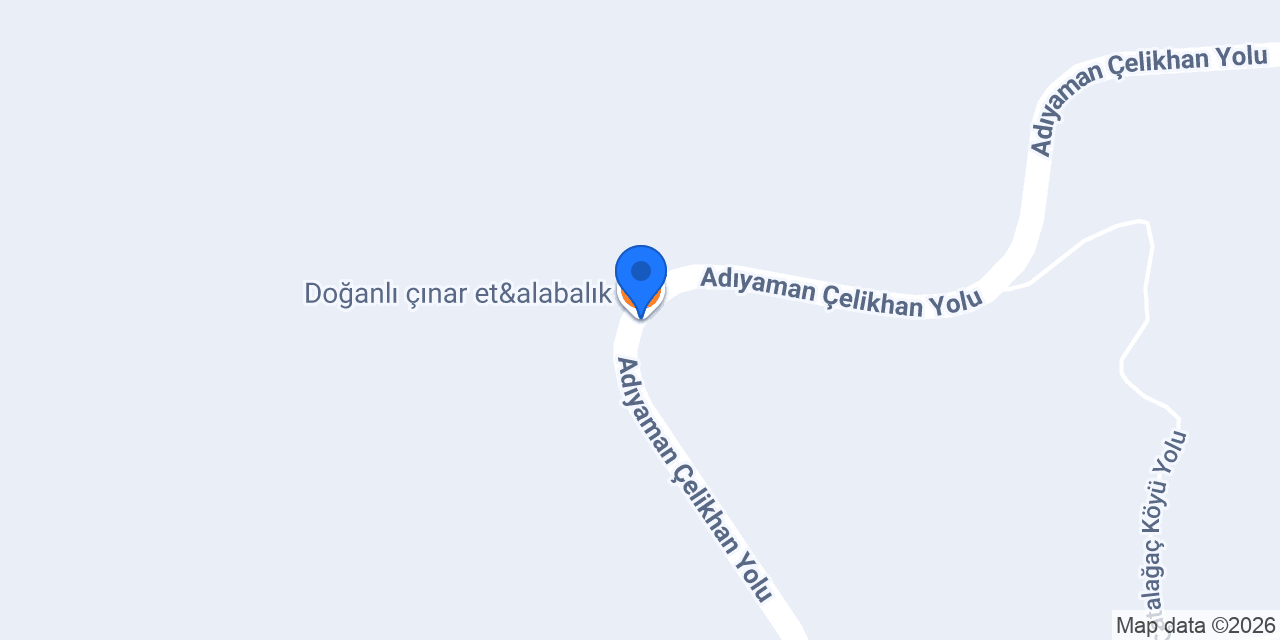 Doğanlı çınar et&alabalık konumu