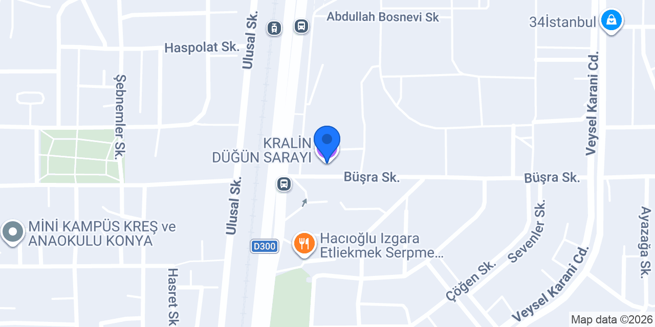 KRALİN DÜĞÜN SARAYI konumu