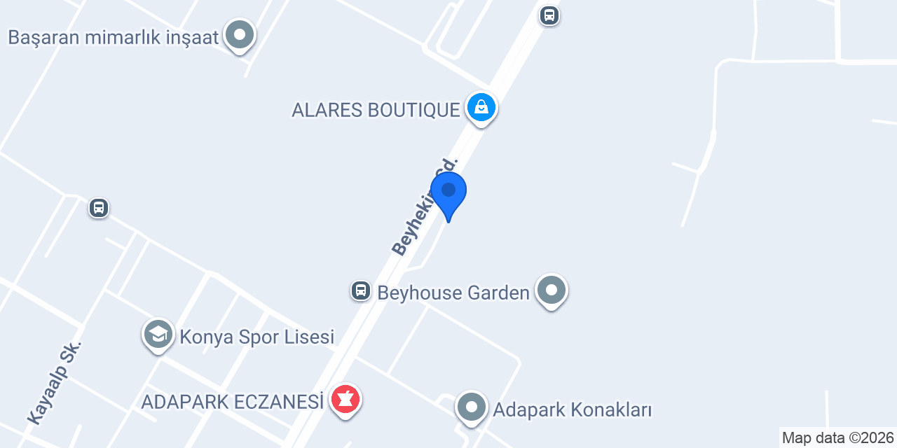 Kartal Veteriner Kliniği Konya konumu