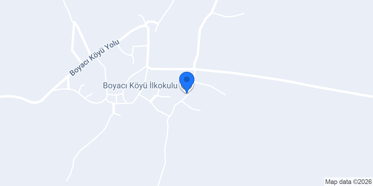 Boyacı Köyü İlkokulu konumu
