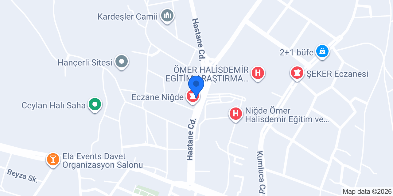 Öztürk Eczanesi konumu