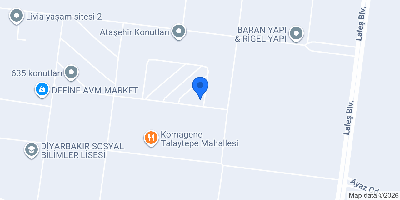 Öz Diyar 21 Taksi konumu