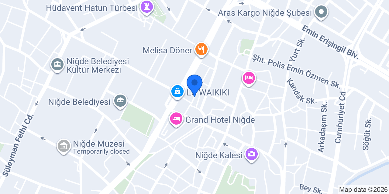 Özkan Kebap konumu