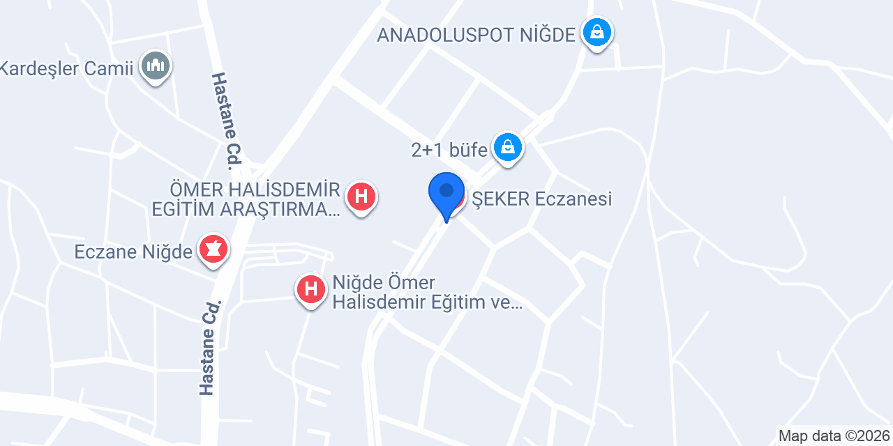Esra ECZANESI Nigde konumu