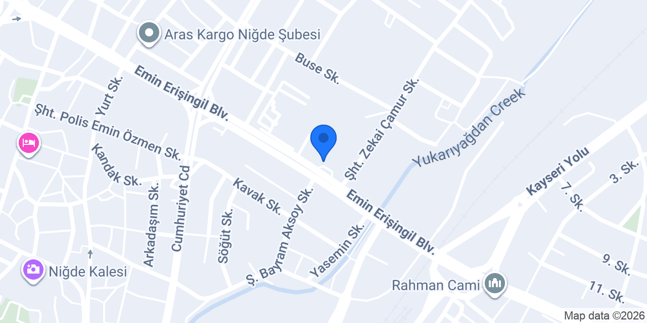 Niğde 1. Noterliği konumu