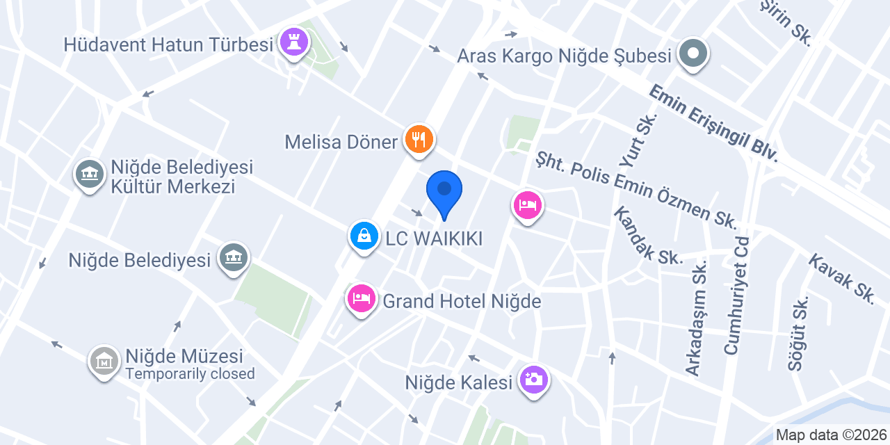 Akyüz Mobilya konumu