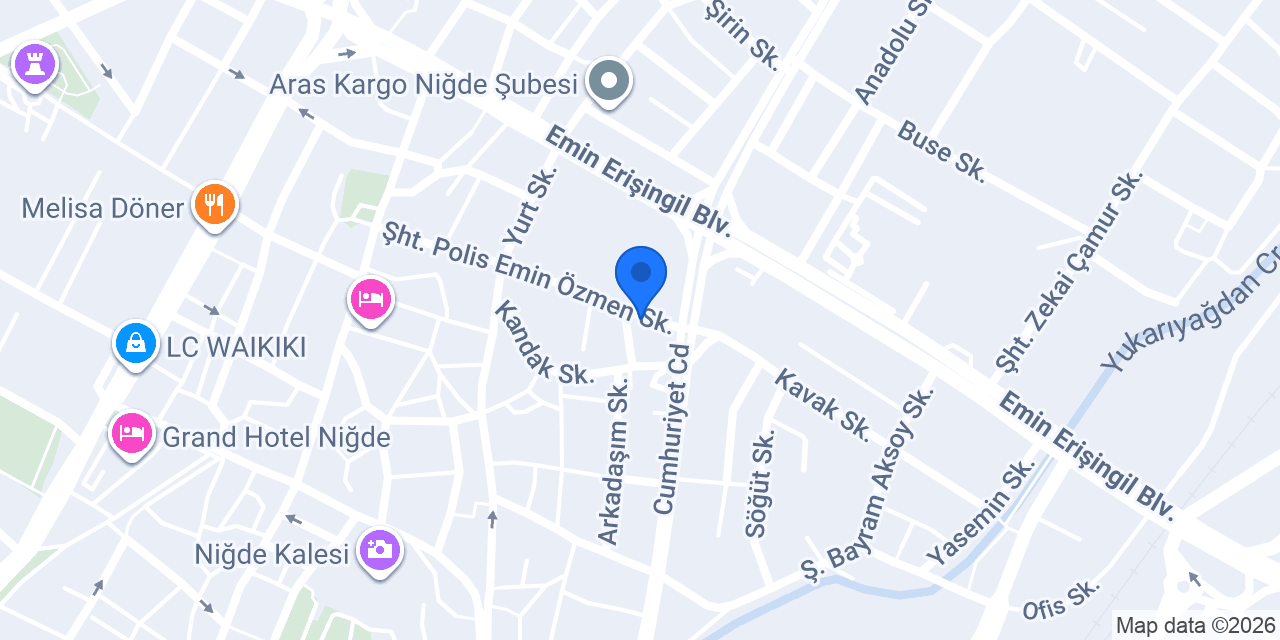 Zirve Elektronik konumu