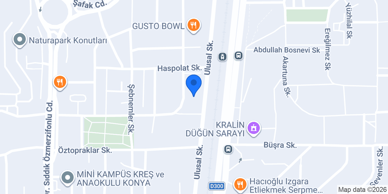 Akın Dil Eğitim Merkezi - Konya (Yazır) konumu