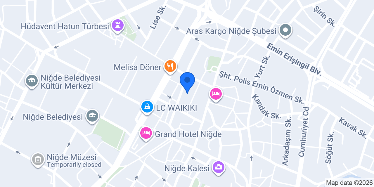 Gürbüzler Mobilya konumu