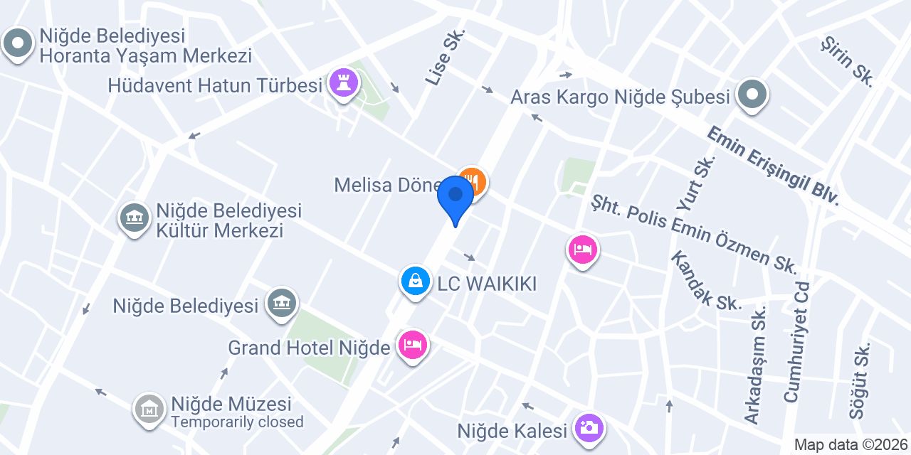 NET OPTİK konumu