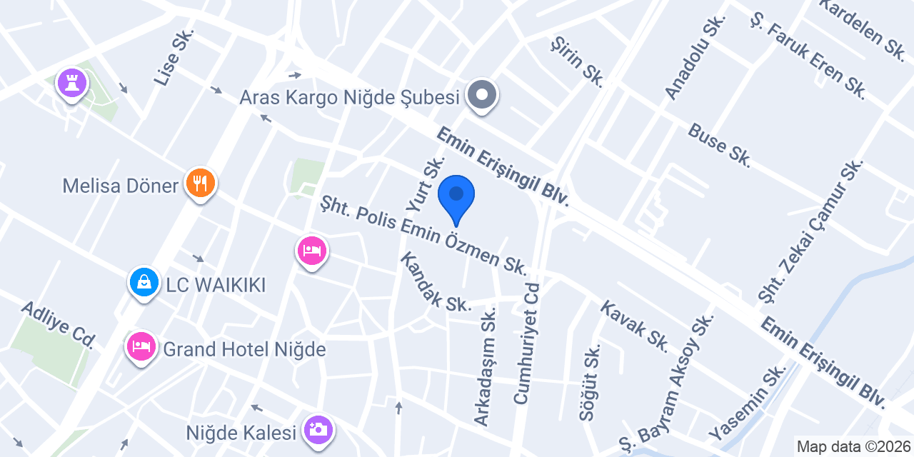 Niğde İmza Sigorta konumu