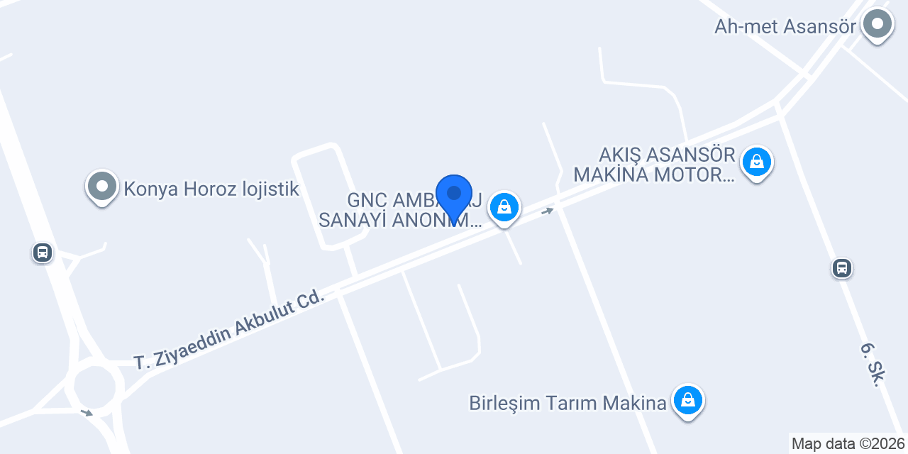 AKAP Plastik Ambalaj konumu