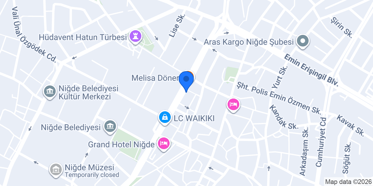 RÜYA OTEL NİĞDE konumu