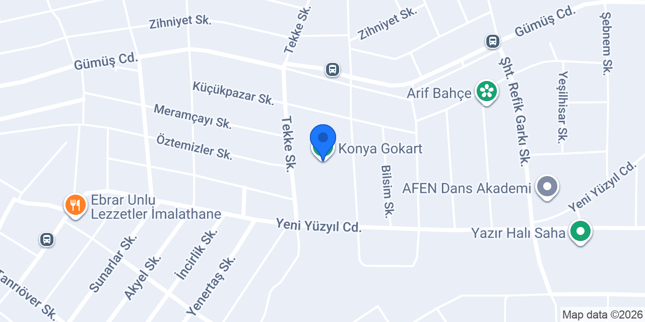 Konya Gokart konumu