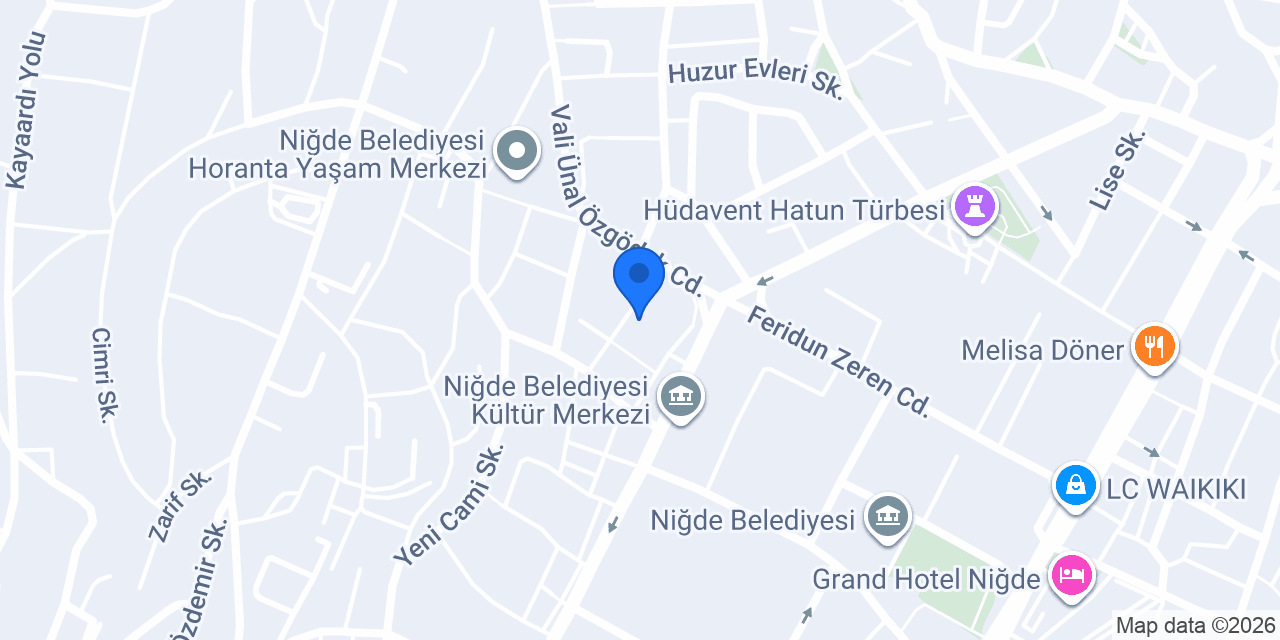 Nisa Diva Güzellik Salonu konumu