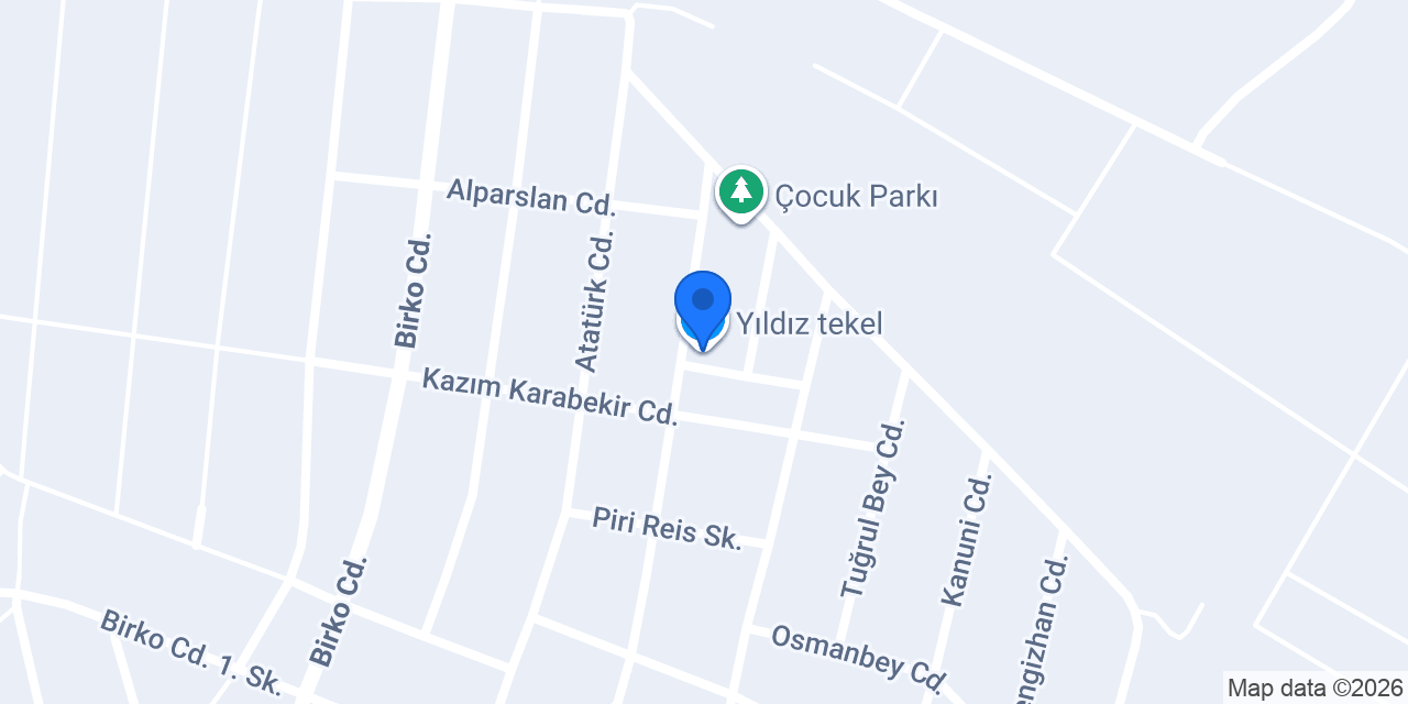 Yıldız tekel konumu