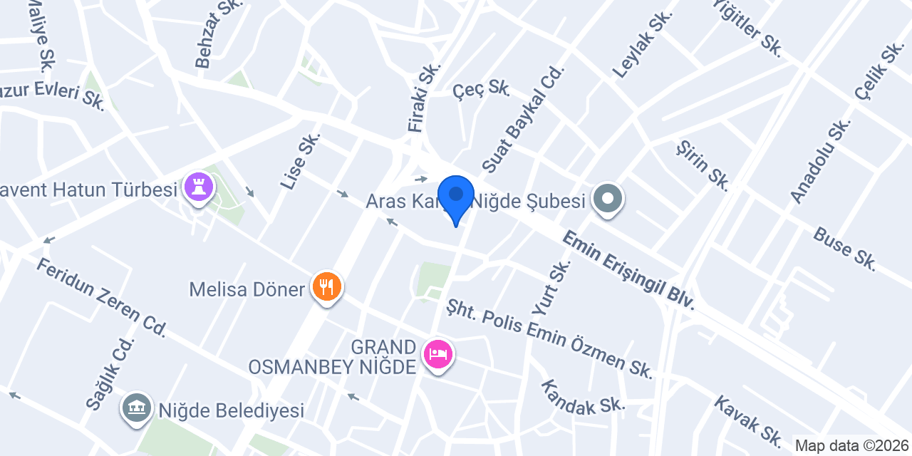 ÇINAR ELEKTRİK & AYDINLATMA konumu
