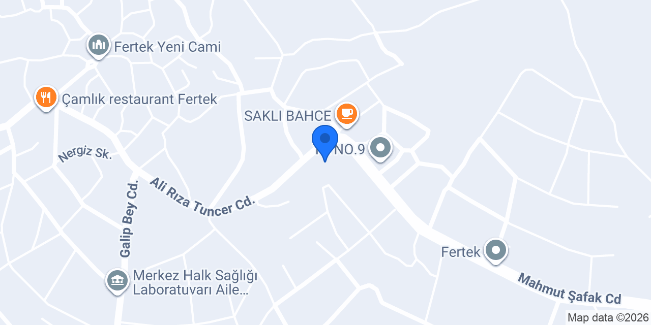 Niğde Fertek İlkokulu konumu