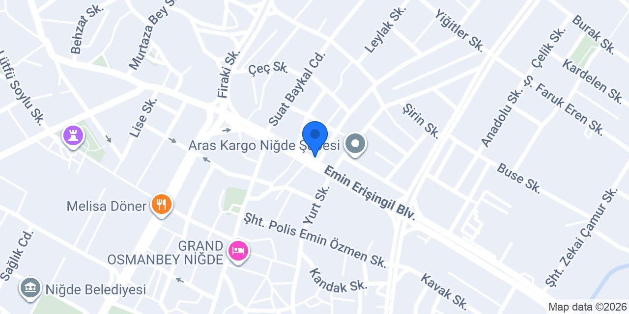 ÖZBDR SİGORTA NİĞDE - SİGORTA konumu