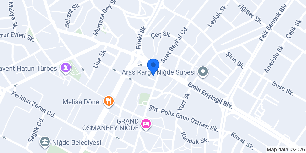 Kuaför Bilal Korkmaz konumu