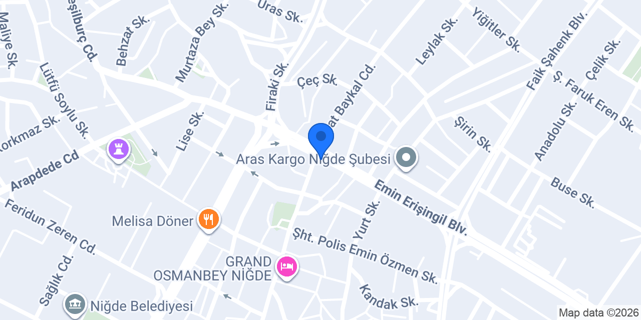 Korkmaz Tatli konumu