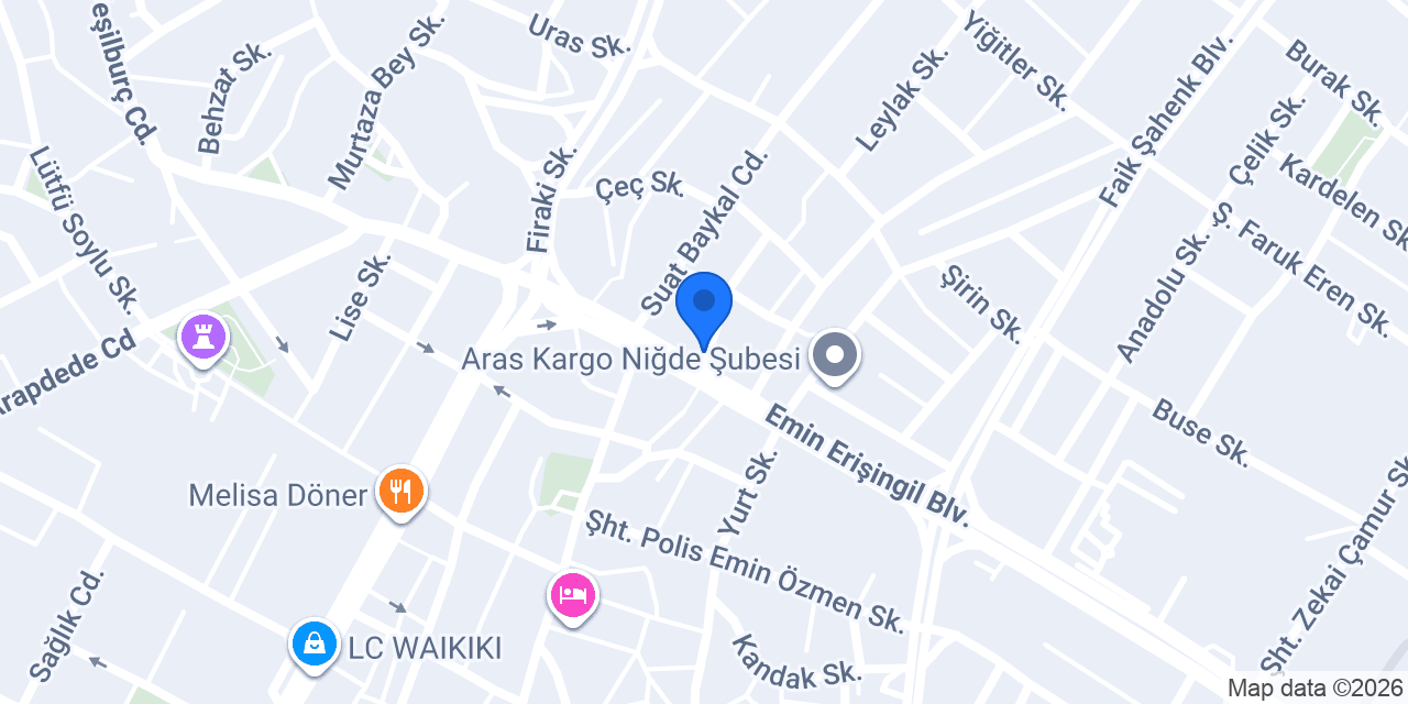 Niğde Sigorta Kurdu konumu