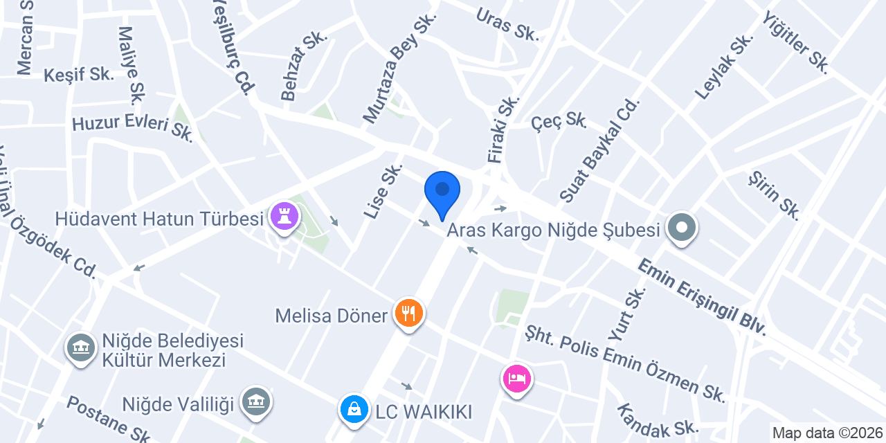DenizBank Niğde Şubesi konumu