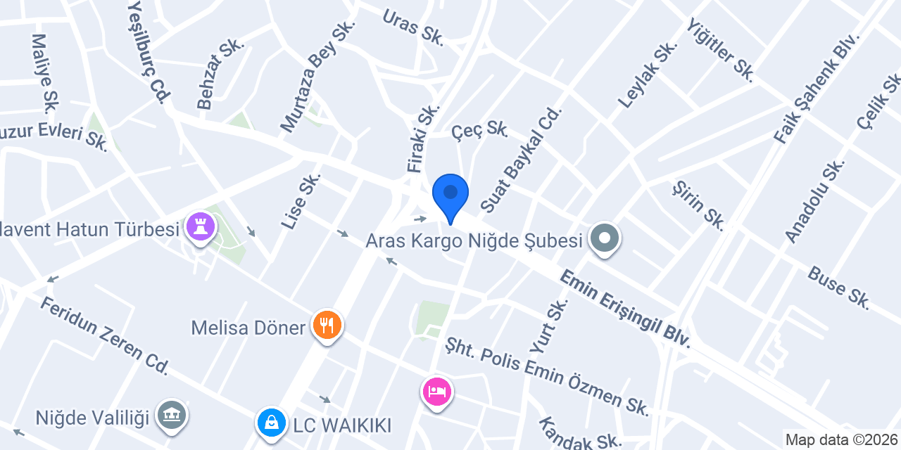 Niğde Gezi Keyfi konumu