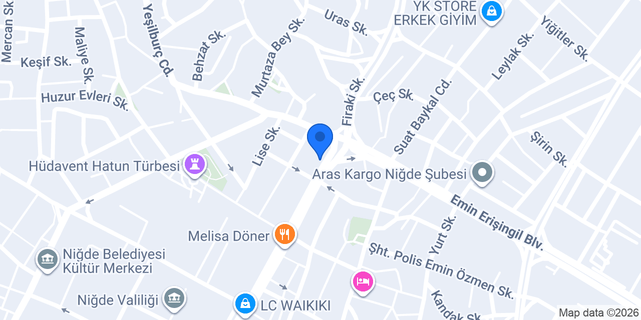 TeknoMark Niğde konumu