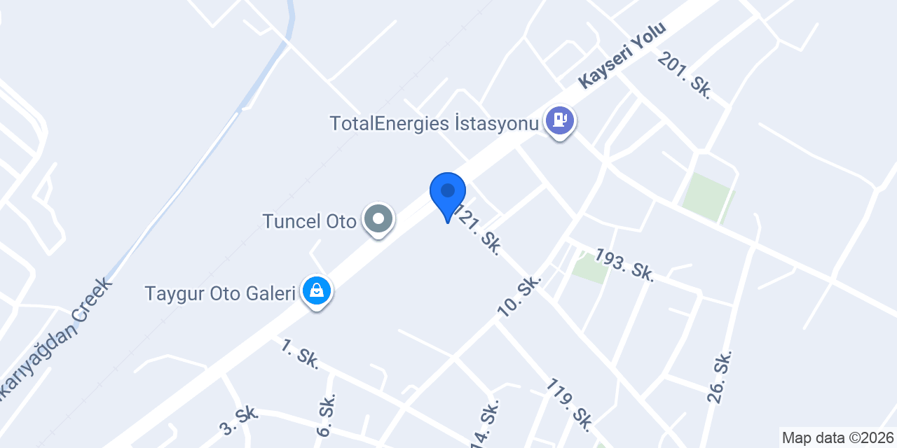 Keskin Hafriyat konumu