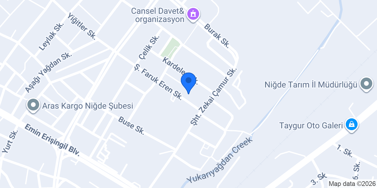 Erkanlar Evden Eve Nakliyat konumu