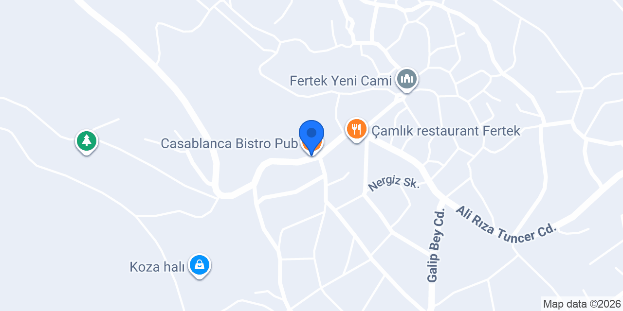 Casablanca Bistro Pub konumu