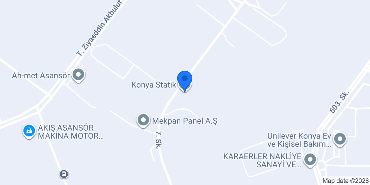 Konya Statik konumu