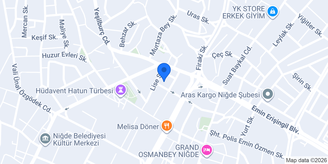 Yürekli Mimarlık konumu