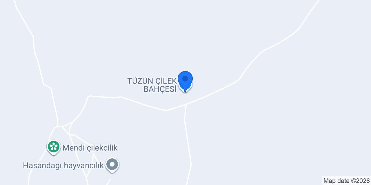 TÜZÜN ÇİLEK BAHÇESİ konumu