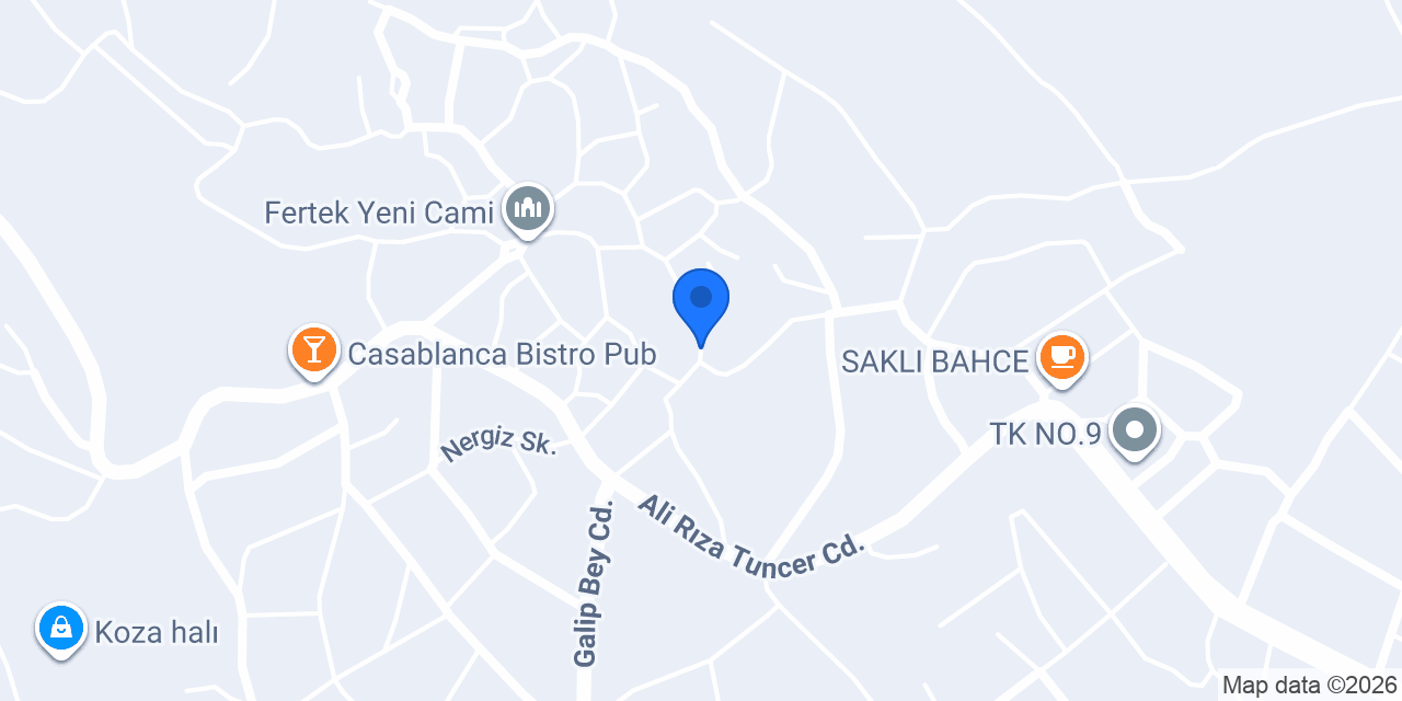 Fertek Sağlık Ocağı konumu