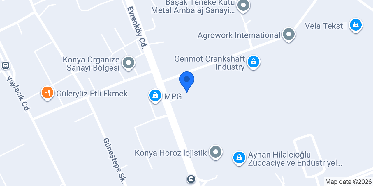 Hikmet düzgün plastik (Adeks otomotiv) konumu
