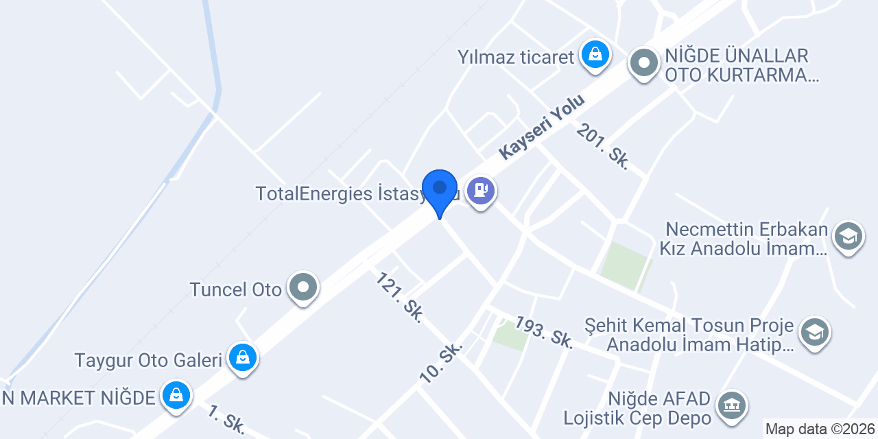 Ilıkkan Yapı Malzemeleri A.Ş. konumu