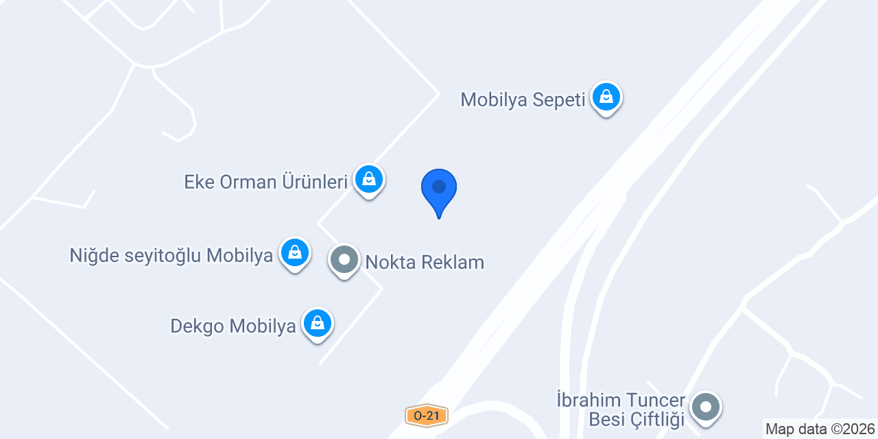 BOSS DİZAYN MOBİLYA konumu