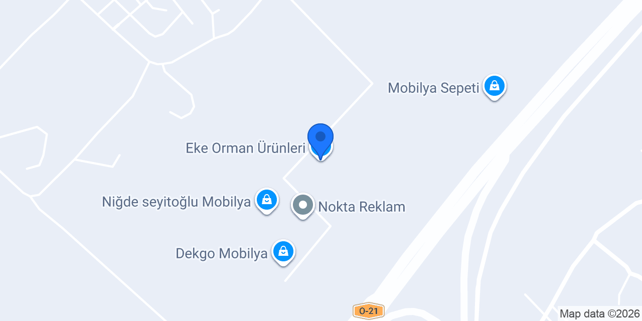 Eke Orman Ürünleri konumu
