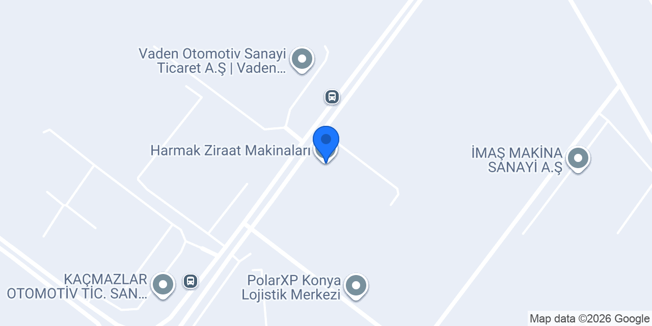 Harmak Ziraat Makinaları konumu