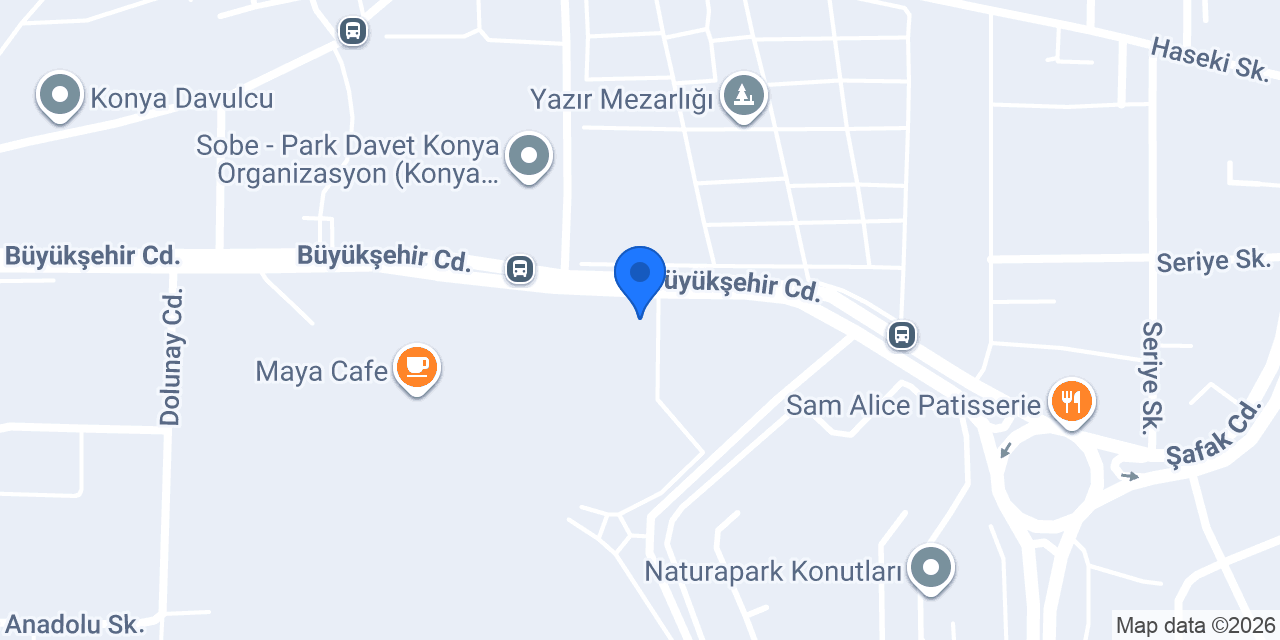 Fizyozer Konya konumu