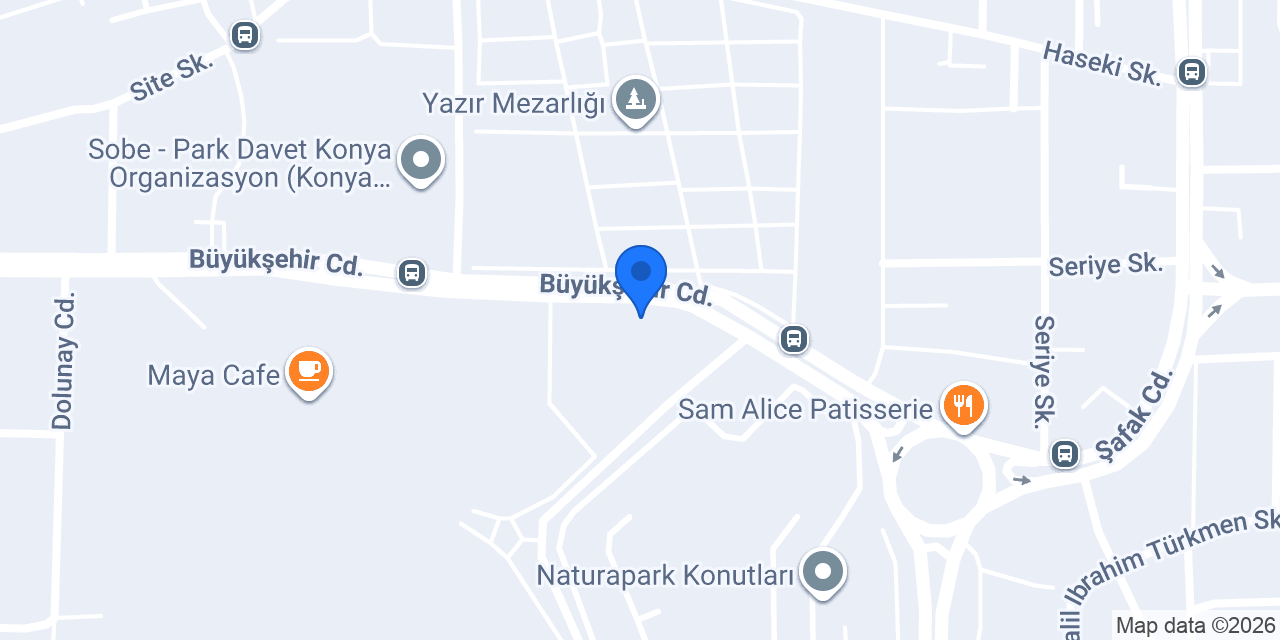 Selçuklu İlçe Emniyet Müdürlüğü konumu