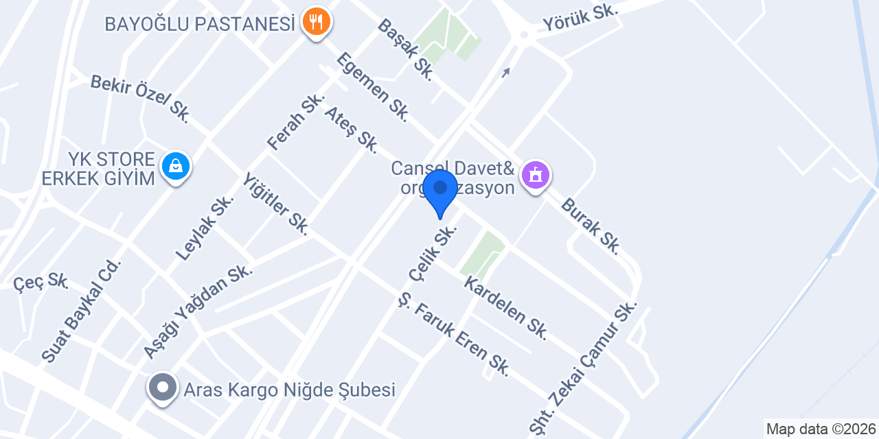 Demirkıran Dekorasyon konumu